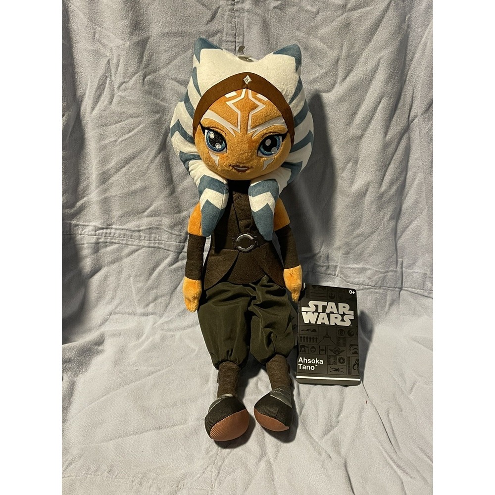 NEW Walt Disney Parks Star Wars Ahsoka Tano Big Eye Plush Stuffed Toy Doll 16"